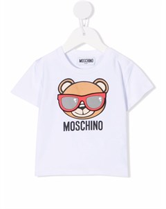 Футболка с принтом Teddy Moschino kids