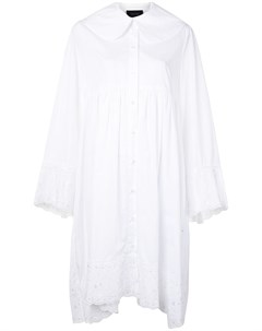 Платье рубашка с кружевом Simone rocha