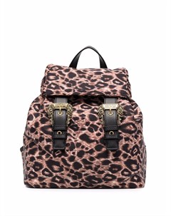 Рюкзак с леопардовым принтом и пряжкой Barocco Versace jeans couture