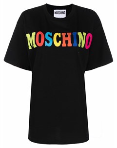 Футболка с логотипом Moschino