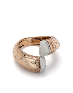 Кольцо Balance из розового золота с агатом и бриллиантами Terzihan