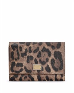 Бумажник с леопардовым принтом Dolce&gabbana