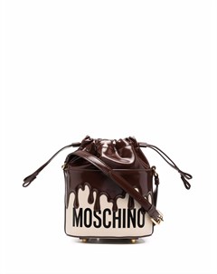 Сумка ведро с логотипом Moschino