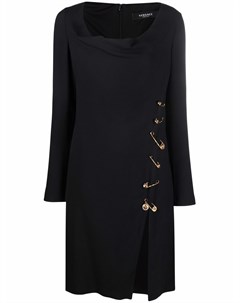 Платье с воротником хомутом Versace