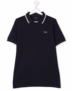 Рубашка поло с вышитым логотипом Fay kids