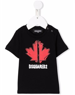 Футболка с принтом Maple Leaf Dsquared2 kids