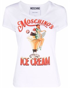 Футболка с логотипом Moschino