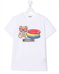 Футболка с логотипом Moschino kids