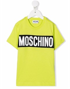 Футболка с логотипом Moschino kids