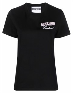 Футболка Couture с вышитым логотипом Moschino