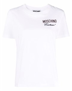 Футболка Couture с вышитым логотипом Moschino