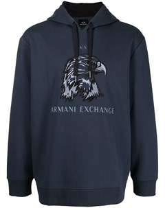 Худи Eagle с логотипом Armani exchange