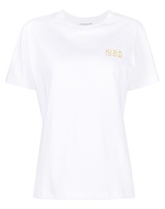 Футболка с вышитым логотипом Nina ricci