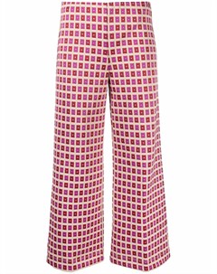 Расклешенные брюки с графичным принтом Liu jo