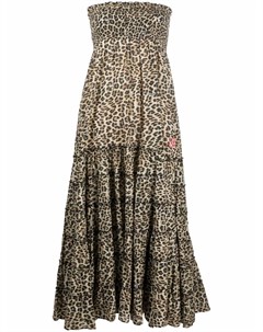 Платье макси с леопардовым принтом Blugirl