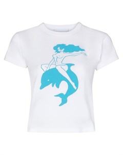 Футболка Dolphin с логотипом Poster girl