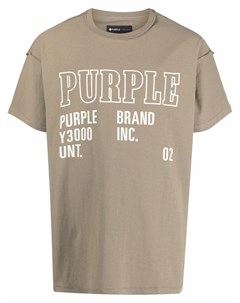 Футболка с логотипом Purple brand
