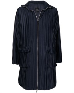Плиссированное пальто с накладными карманами Armani exchange