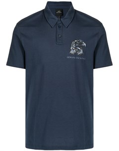 Рубашка поло Eagle с логотипом Armani exchange