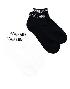 Носки вязки интарсия с логотипом Armani exchange