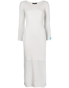 Полупрозрачное платье с длинными рукавами Armani exchange