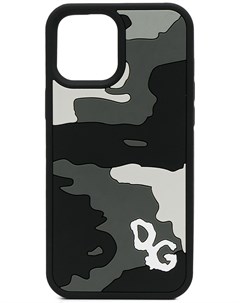 Чехол для iPhone 12 Pro Max с камуфляжным принтом Dolce&gabbana