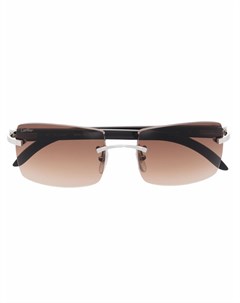 Солнцезащитные очки C Decor в квадратной оправе Cartier eyewear
