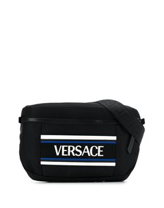 Поясная сумка с контрастным логотипом Versace