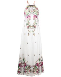 Платье макси с цветочным принтом Just cavalli