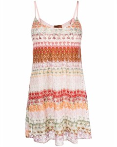 Трикотажное платье с U образным вырезом Missoni