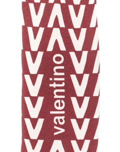 Valentino галстук с оптическим принтом логотипов Valentino