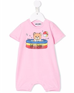 Короткий комбинезон с принтом Teddy Bear Moschino kids