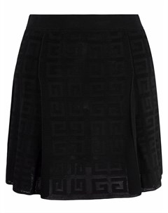 Плиссированная юбка с логотипом 4G Givenchy