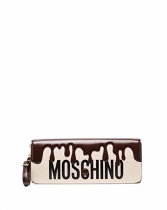 Клатч с логотипом Moschino