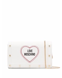 Сумка через плечо из искусственной кожи с вышитым логотипом Love moschino