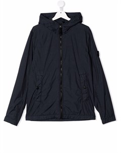 Куртка с нашивкой логотипом Stone island junior