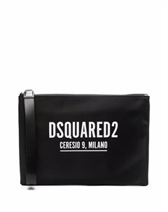 Клатч с логотипом Dsquared2