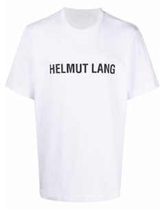 Футболка с логотипом Helmut lang