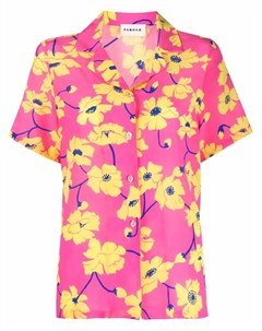 Рубашка с короткими рукавами и цветочным принтом Parosh