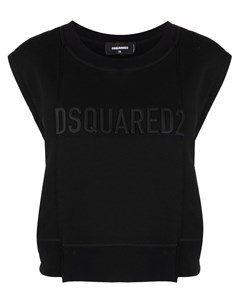 Топ с вышитым логотипом Dsquared2