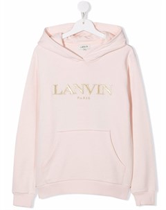 Худи с вышитым логотипом Lanvin enfant