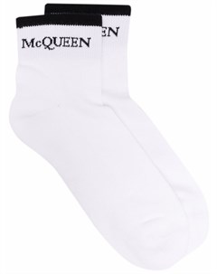 Комплект из двух пар носков в рубчик Alexander mcqueen