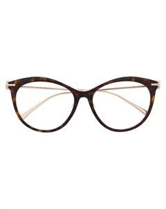 Очки в оправе кошачий глаз черепаховой расцветки Jimmy choo eyewear