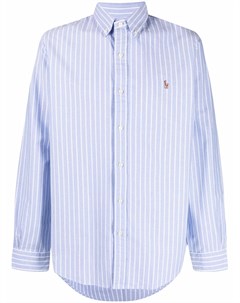 Полосатая рубашка с вышивкой Polo ralph lauren