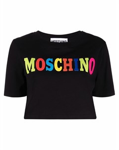 Футболка с логотипом Moschino