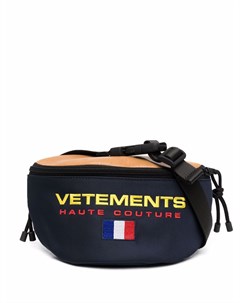Поясная сумка с вышитым логотипом Vetements