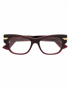 Очки в прямоугольной оправе Bottega veneta eyewear