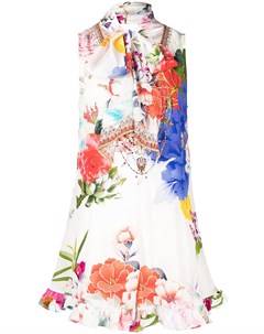 Платье мини без рукавов с цветочным принтом Camilla