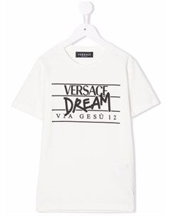 Футболка с логотипом Dream Versace kids