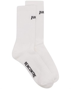 Носки с логотипом Juun.j